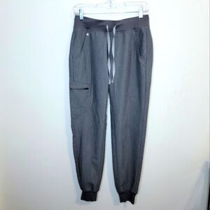 Figs Gray Jogger Scrub Pants Size XS